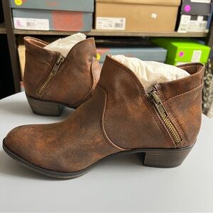 American Rag Rustic Brown Ankle Booties